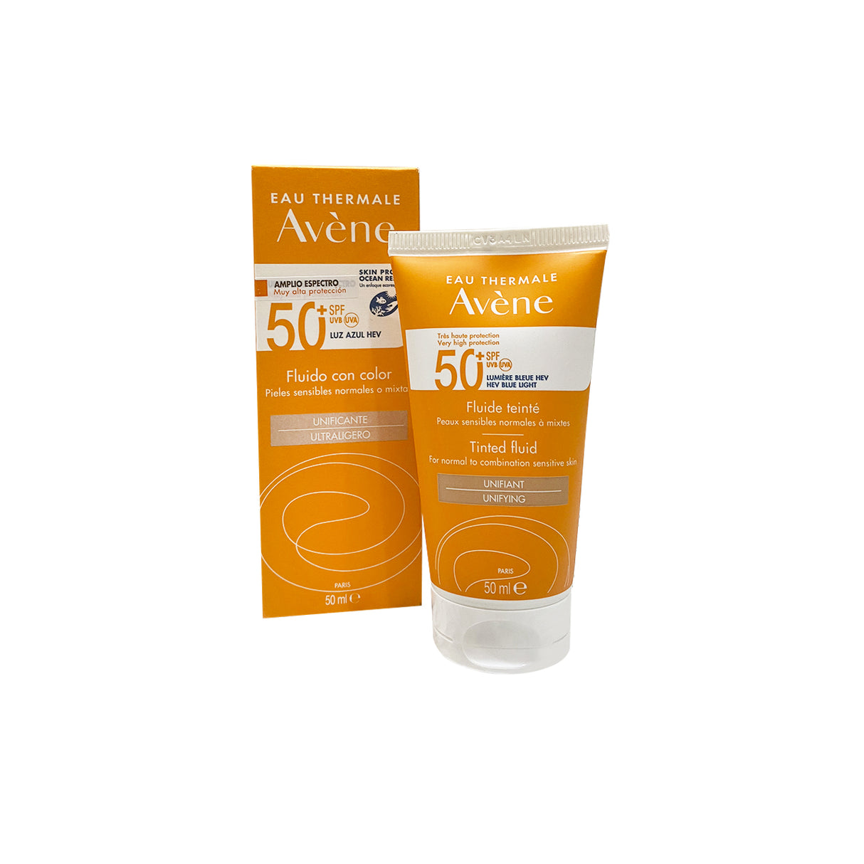 Bloq Fps50 Fluido Con Color Ultraligero Avene - 3282770149111