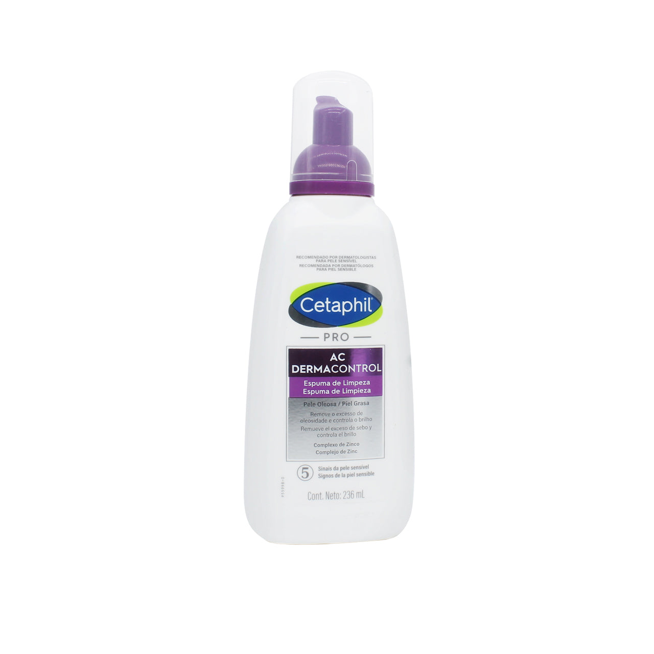 Cetaphil Pro Ac Control Espuma 236 Ml Galderma Der - 3499320004497