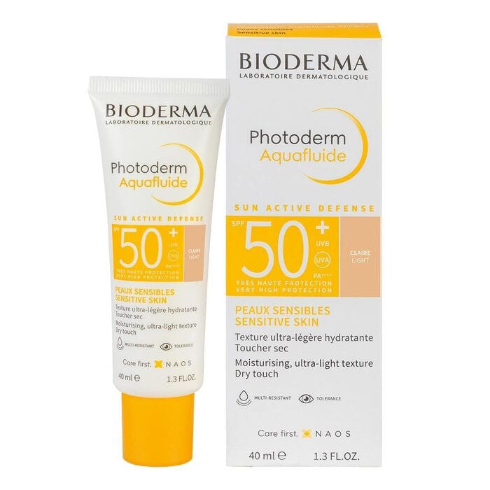Bloq Photoderm Aquafluide Spf50 Tinte Claro 40 Ml Bioderma