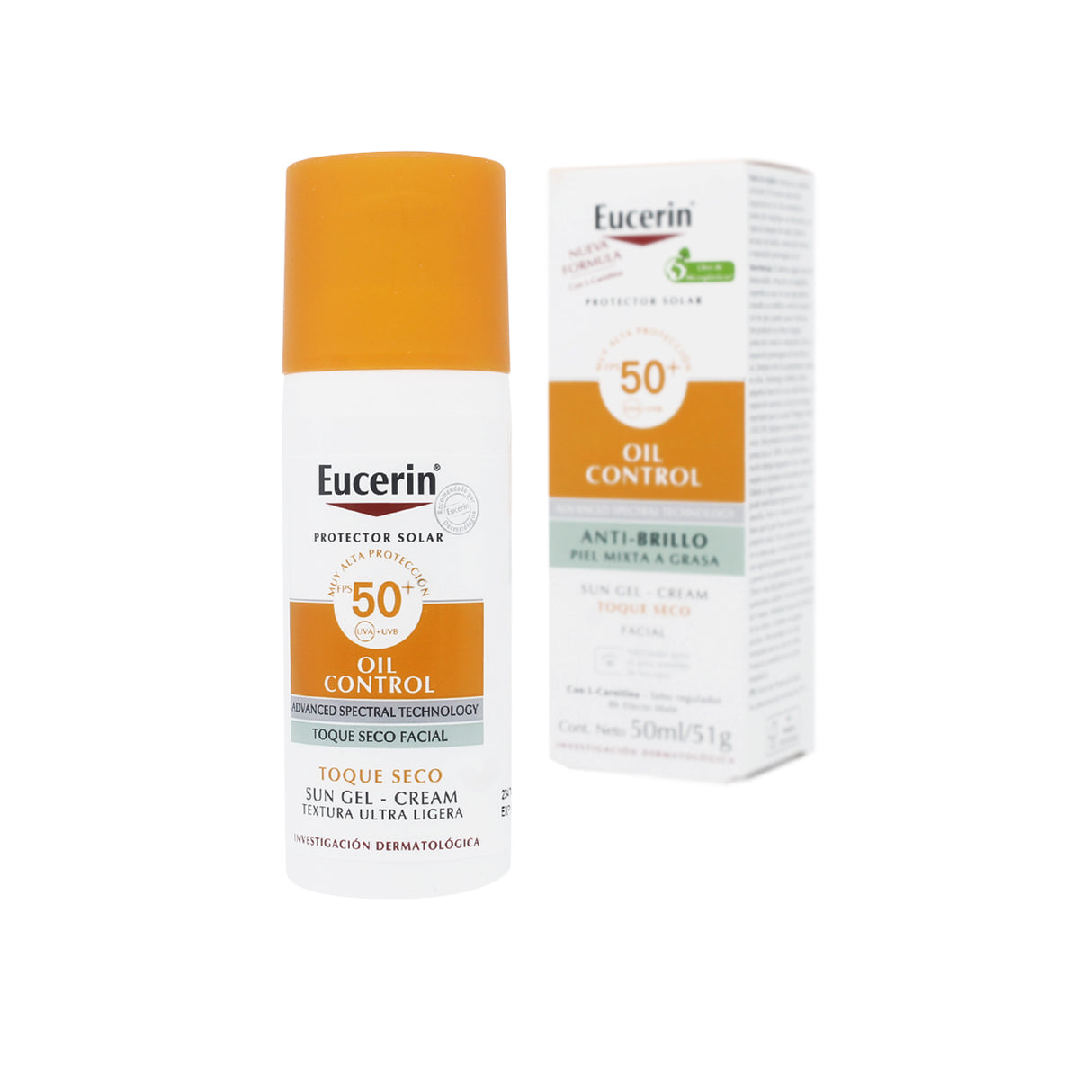 Bloq Fps50 Oil Control Sun Toque Seco 50 Ml Eucerin - 4005900140906