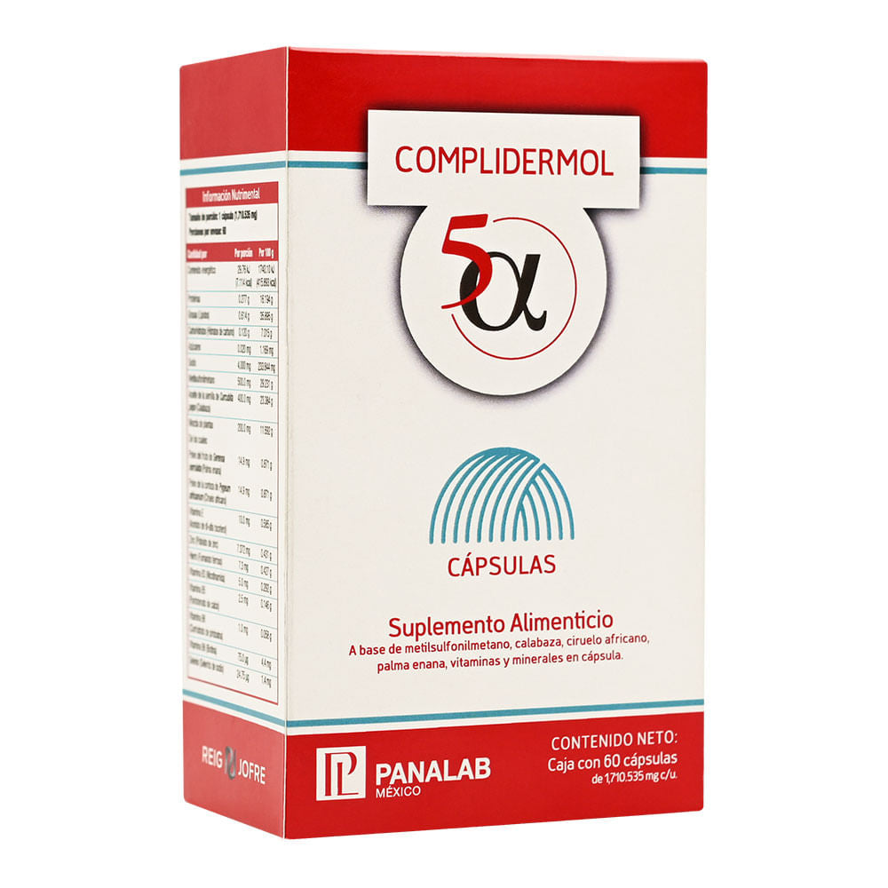 Complidermol 5A Plus Con 60 Capsulas Panalab