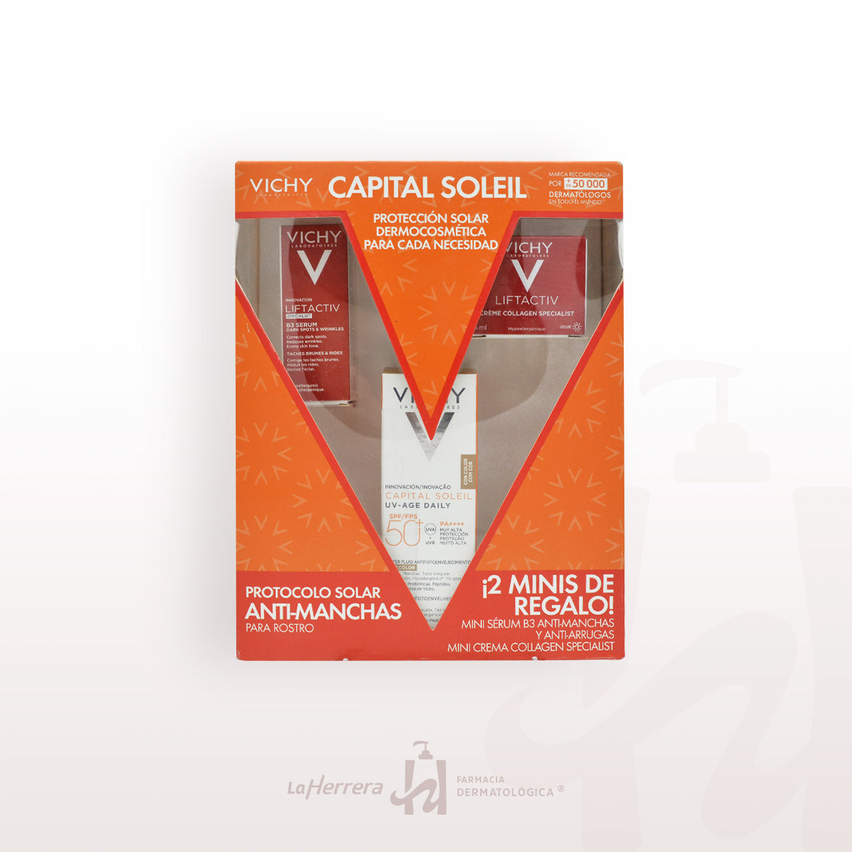Capital Soleil Fps50 Uv Age Fluid Con Color 40 Ml Vichy - 3337875795265