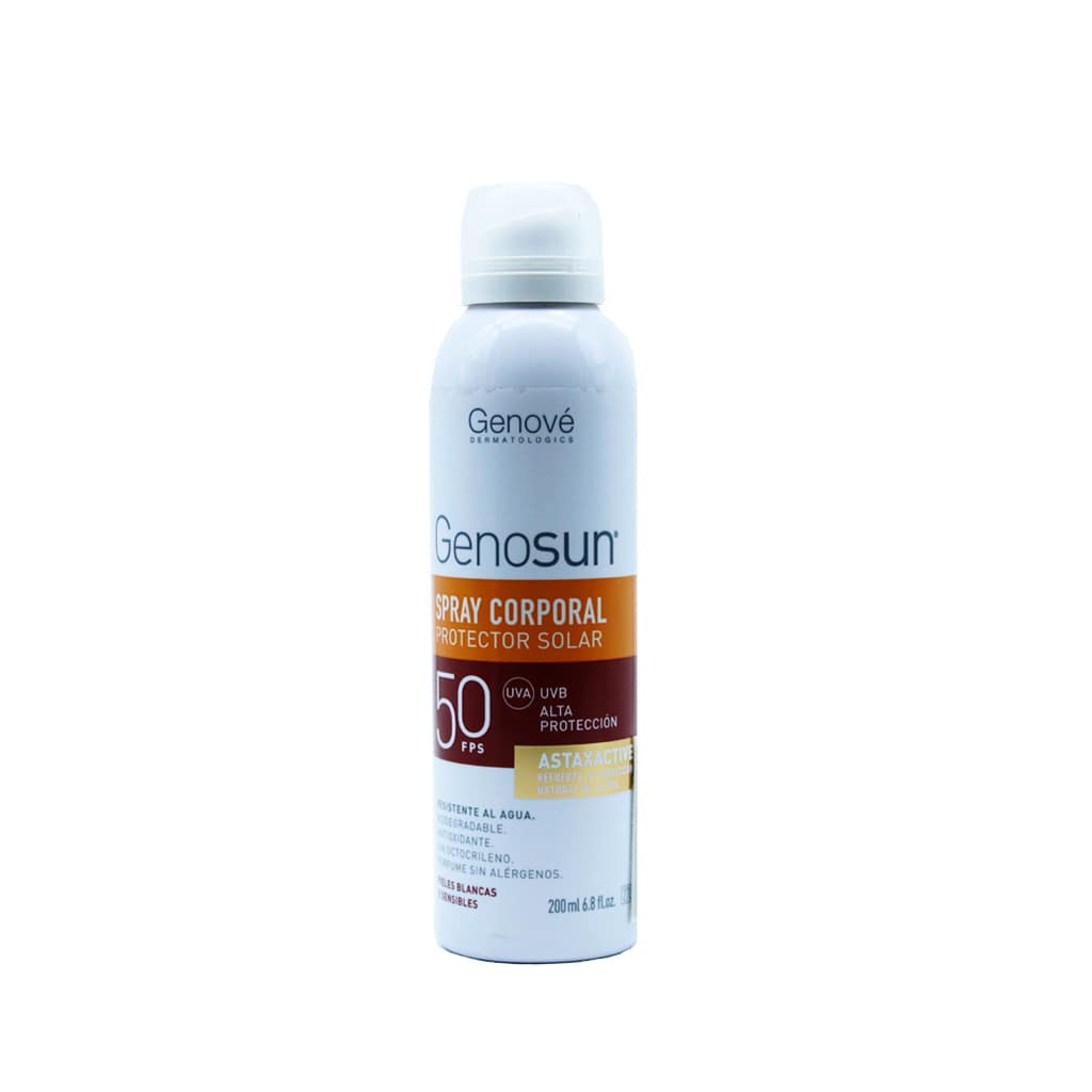 Genosun Fps50 Spray Corporal 200 Ml Genove - 8423372801303