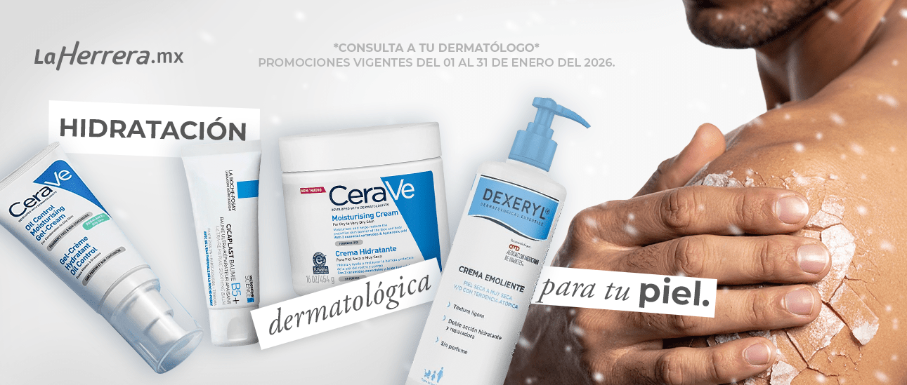 Hidratación dermatológica para tu piel. Promociones vigentes del 01 al 31 de enero del 2026
