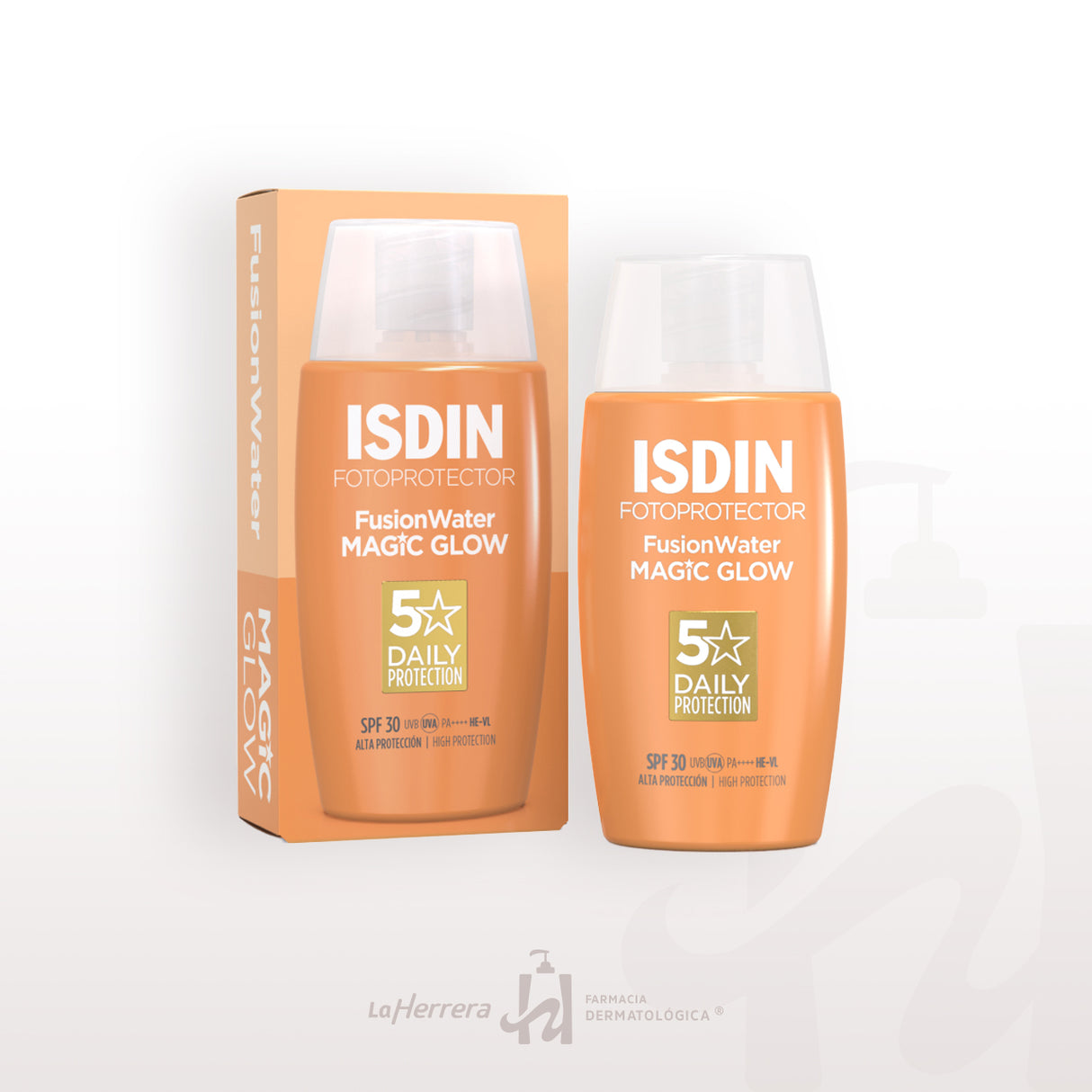 Fusion Water Magic Glow Spf30 50 Ml Isdin - 8429420282865