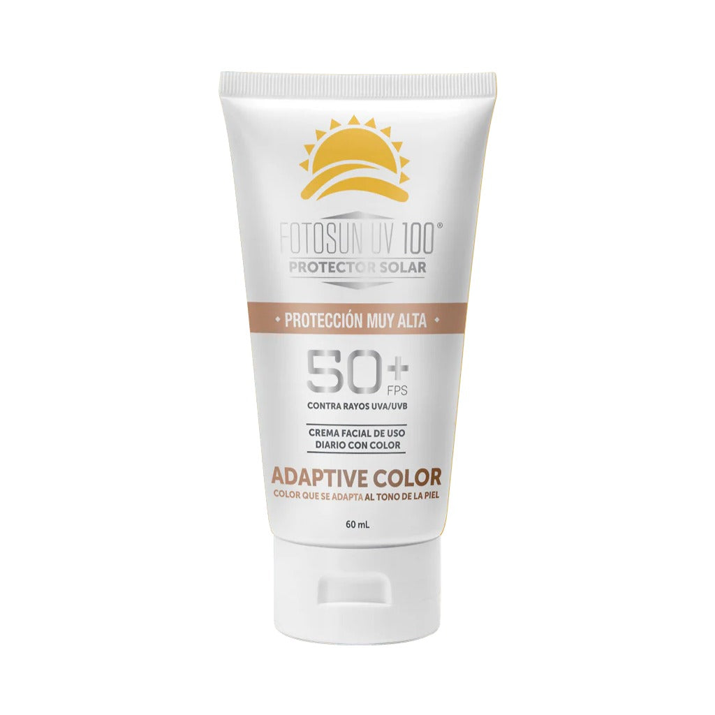 Fotosun Uv 100 50+Fps Protector Solar Con Color 60 Ml Daclaf 7502253602367 - 1