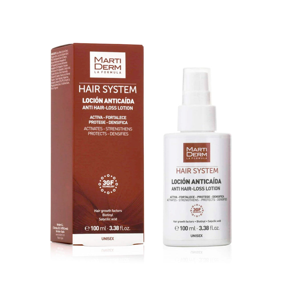 Martiderm Hair System 3 Gf Loción Ion Anticaida 100 Ml Martiderm