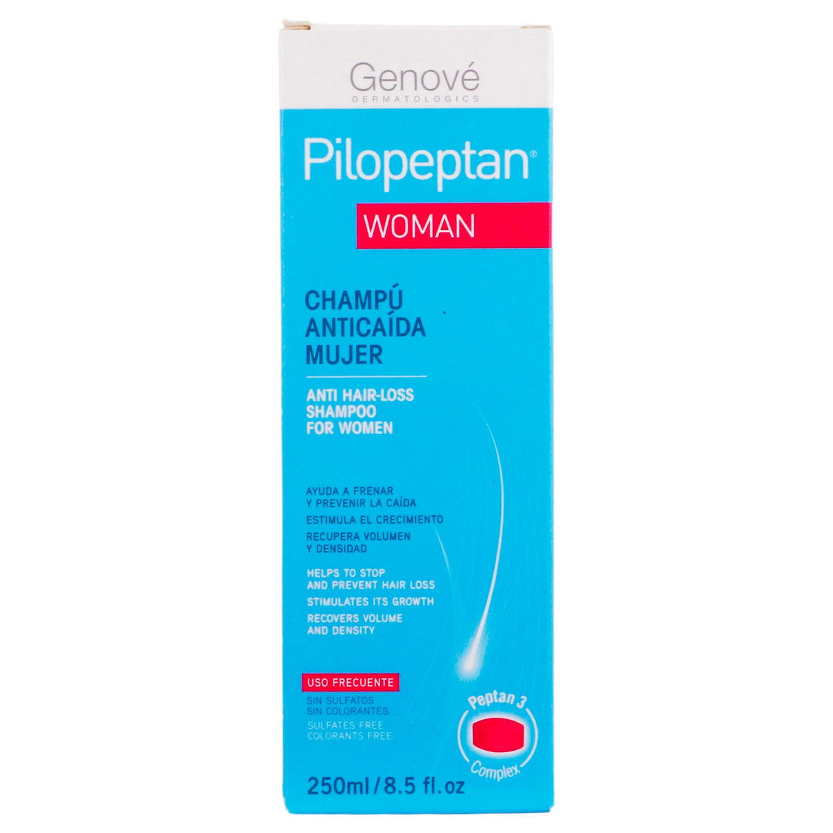 8423372840173-Pilopeptan Woman Shampoo 250 Ml Genove-1