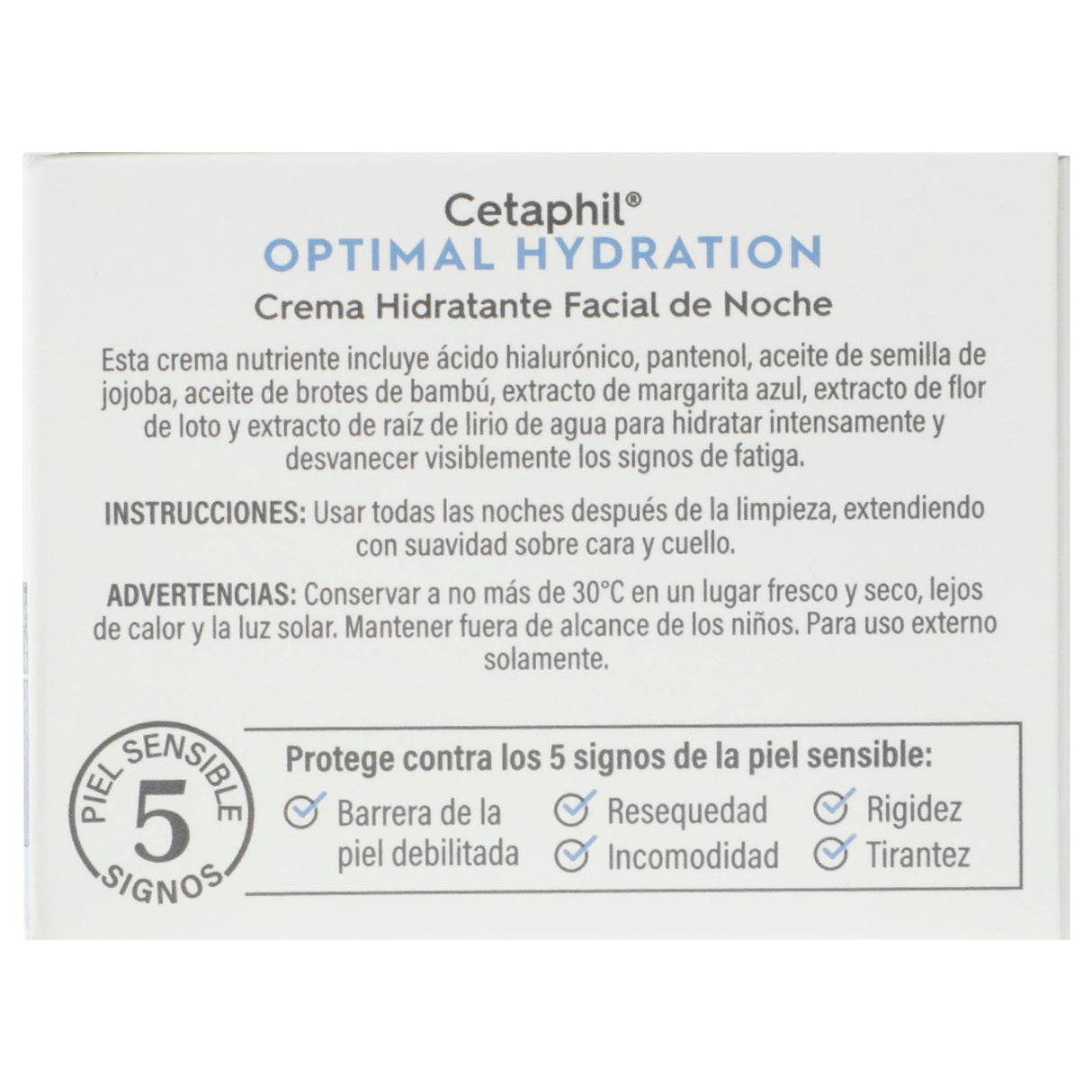 3499320011617-Cetaphil Optimal Hydration Crema De Noche 48 Gr Galderma Der-5