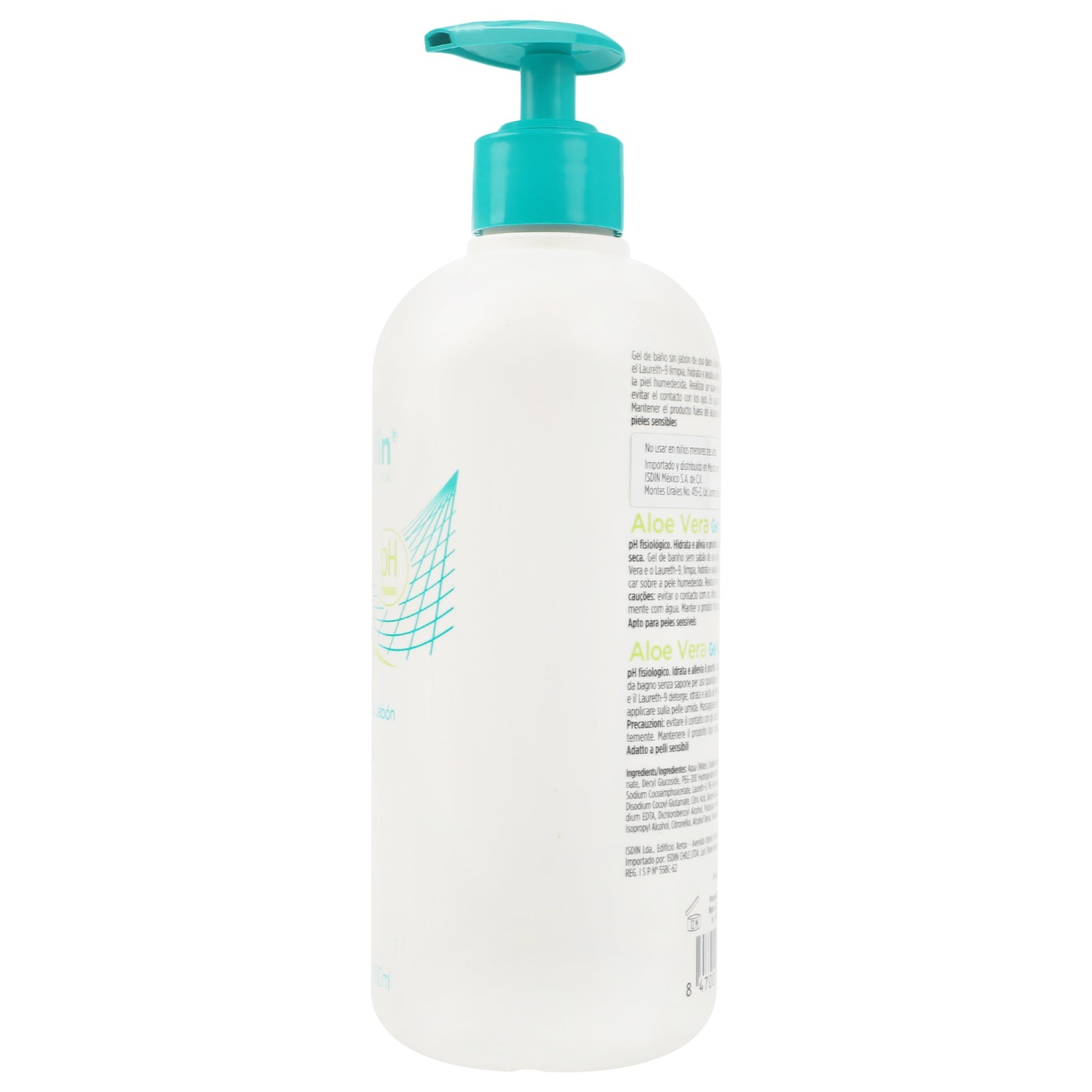 8470001875815-Germisdin Aloe Vera Gel De Baño 500 Ml Isdin-1