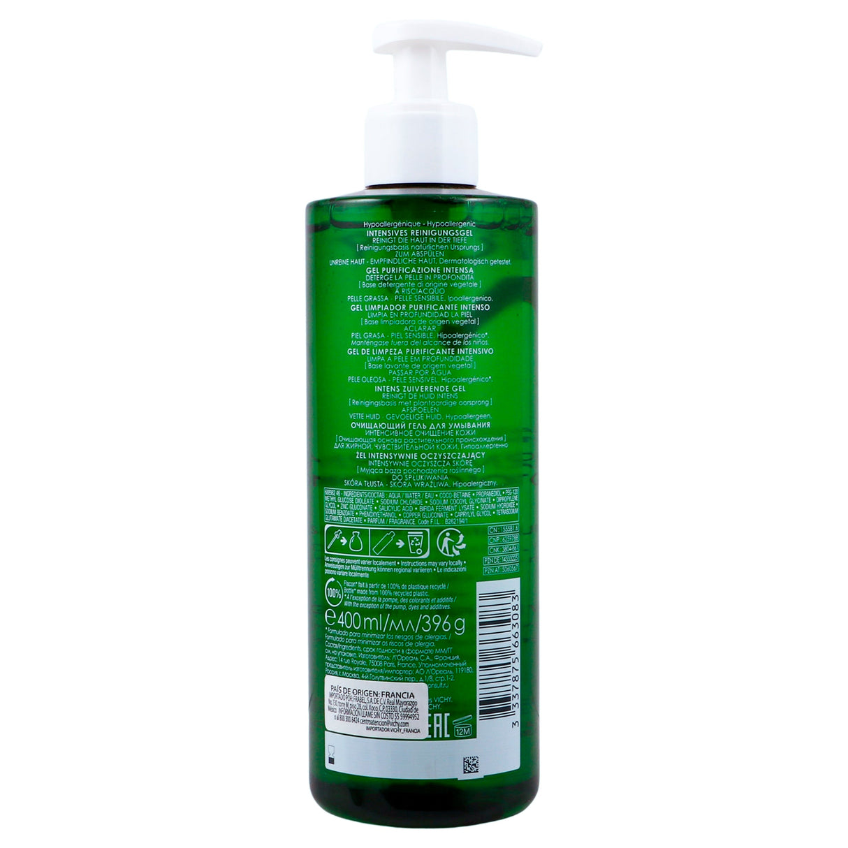 3337875663083-Normaderm Phytosolution Gel 400 Ml Vychy-7