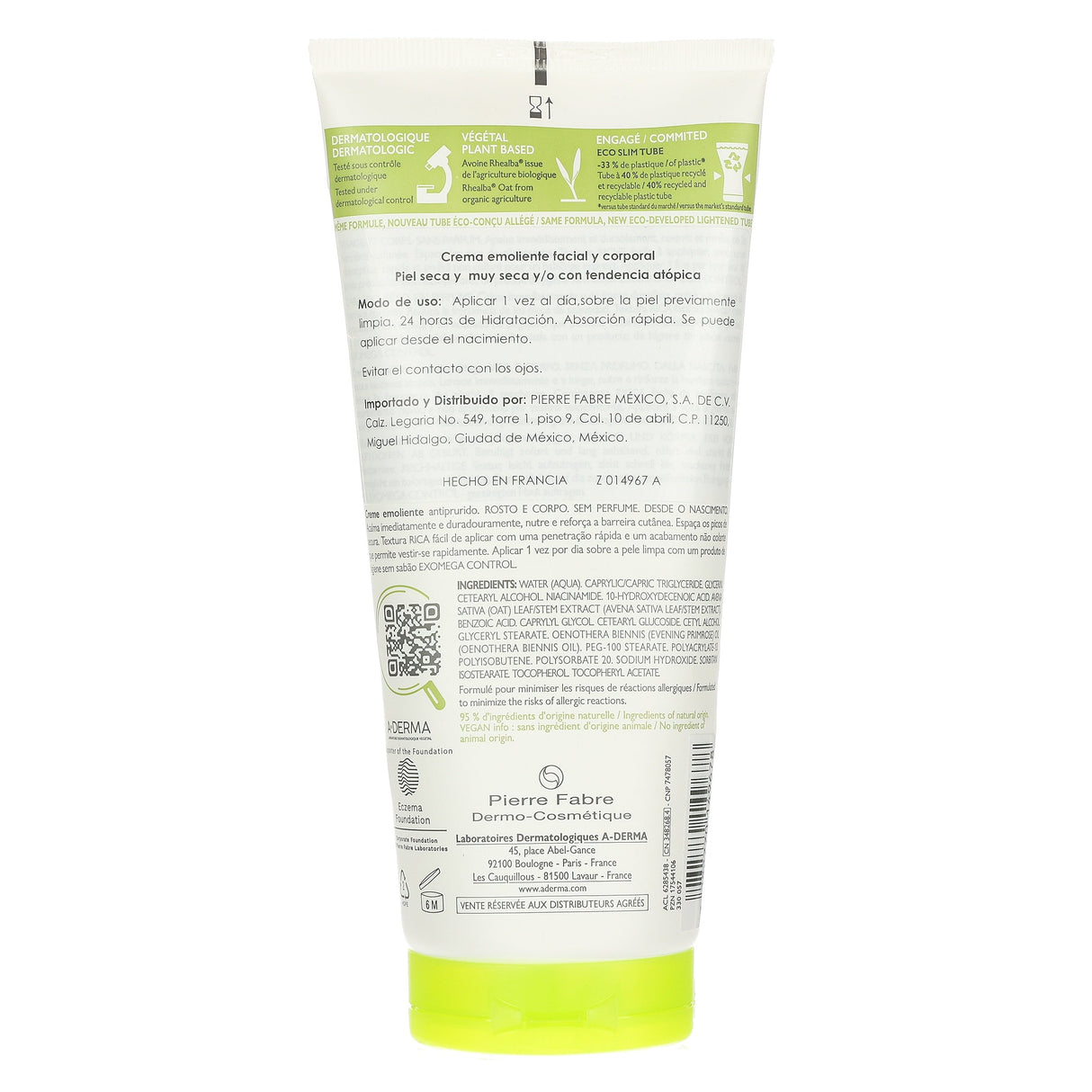 3282770149678-Exomega Control Crema 200 Ml Aderma-7