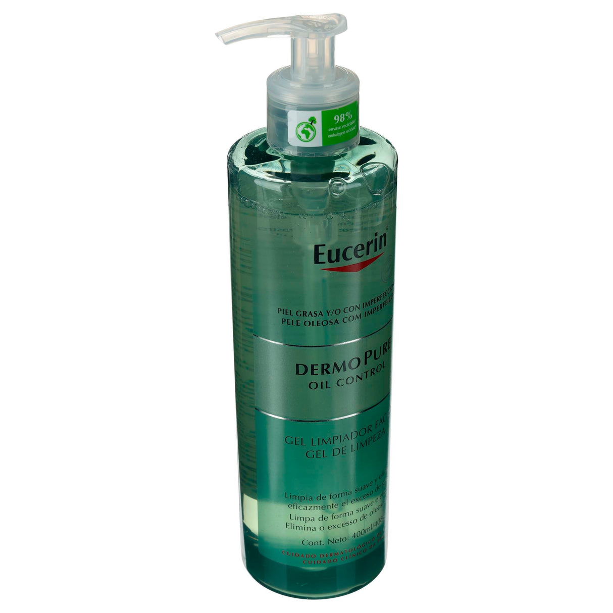 4005800180606-Dermopure Oil Control Gel Limpiador 400 Ml Eucerin-4