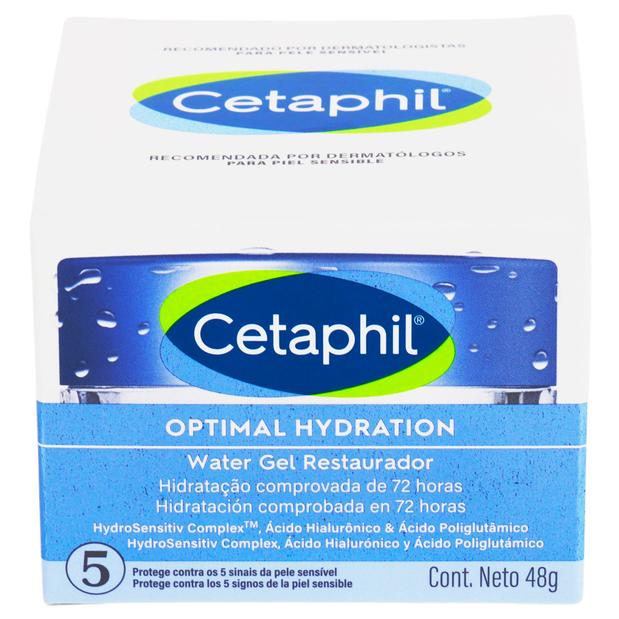 3499320014540-Cetaphil Optimal Hydration Water Gel Rest 48 Gr Galderma Der-3