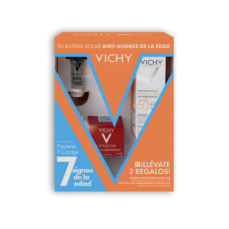 Kit Capital Soleil Uv Mune Age Daily Spf50+ 40 Ml+Liftactiv Collagen 15 Ml+Mineral 89 3 Ml Vivhy - 7509552966794