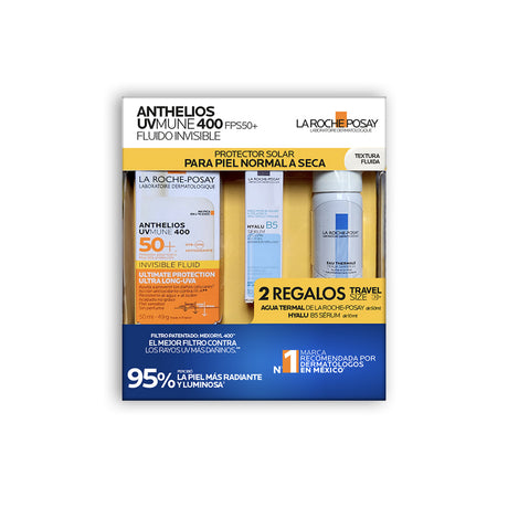 Kit-Anthelios Uv Mune 400Ml + Hyalu B5 Serum 10Ml+Thermal Spring Water 50Ml - 7509552971521