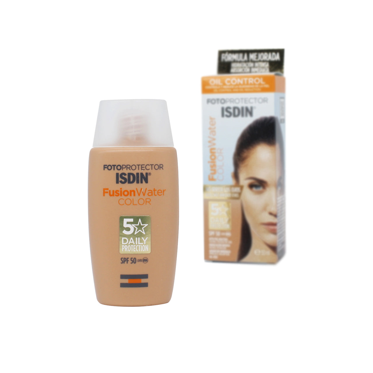 Fusion Water Fps50 Color Medium 50 Ml Isdin - 8429420154186