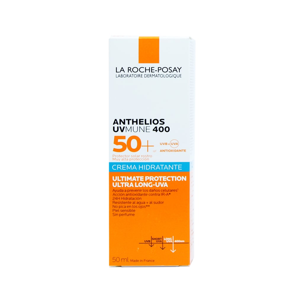 Anthelios Fps50+ Uv Mune 400 Crema Hidratante 50Ml La Roche-Posay 337875797719  - 1