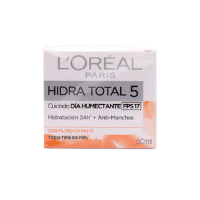Crema Loreal Hidra Total 5 Fps 17 +Antimanchas 50 Ml 7509552907964