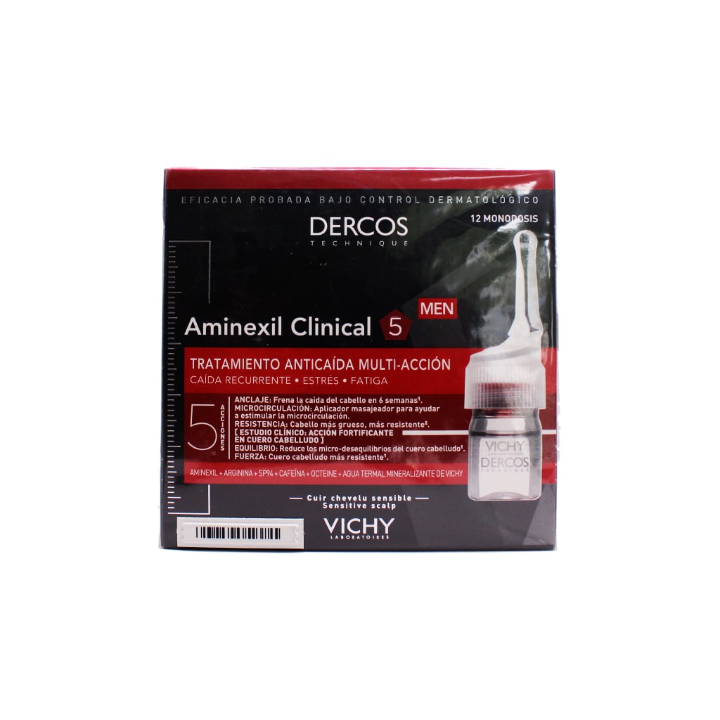 Dercos Aminexil Hombre 12X6 Ml Vichy 3337875525930