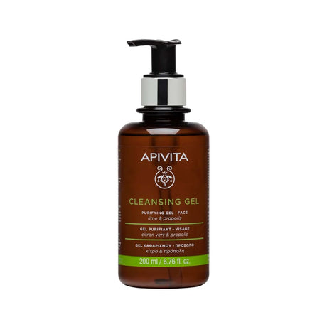 Gel Limpiador Para Piel Mixta A Grasa 200 Ml Apivita 5201279072889  - 1