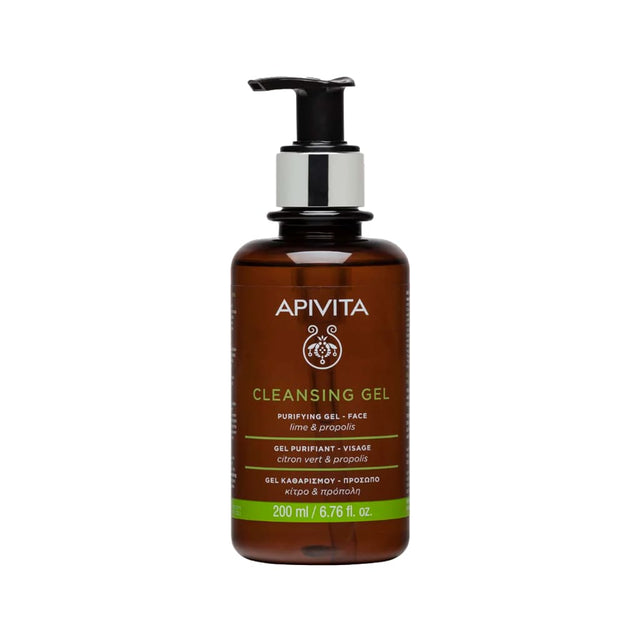Gel Limpiador Para Piel Mixta A Grasa 200 Ml Apivita 5201279072889  - 1