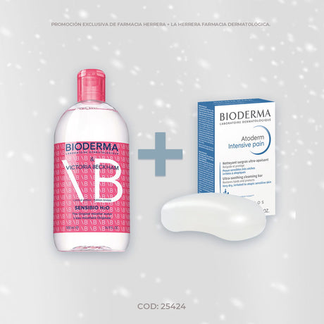 Kit Bioderma: Atoderm Barra 150G + Sensibio H2O 500Ml