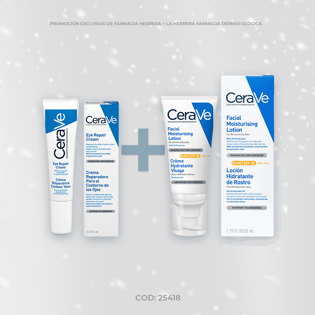 Kit Cerave: Contorno Ojos 14Ml + Locion Hidra 52Ml