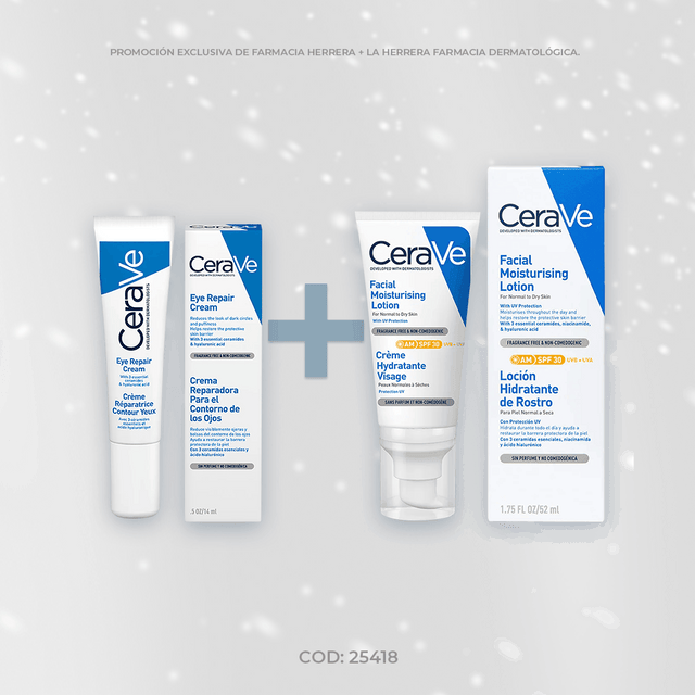 Kit Cerave: Contorno Ojos 14Ml + Locion Hidra 52Ml
