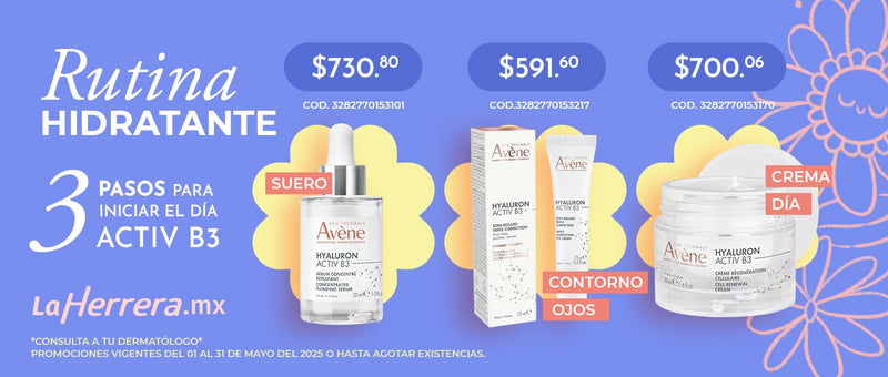 Rutina hidratante de 3 pasos para iniciar el dia Activ B3