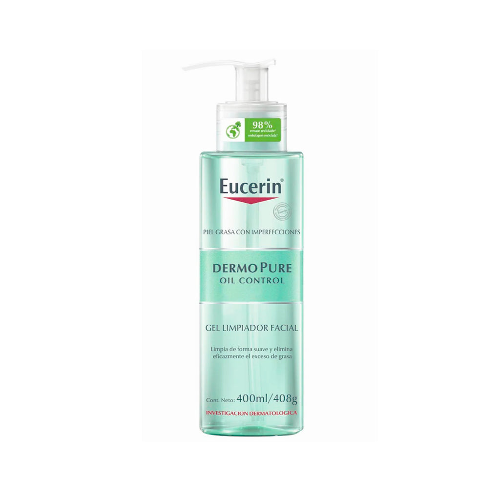 Dermopure Oil Control Gel Limpiador Post Inperfecciones 400 Ml Eucerin