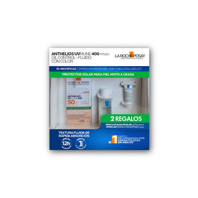 Kit Anthelios Uv Mune 400 50+ Fluido Oil Control 50 Ml+Effacalar Moussant 50Ml+Agua Termal 50Ml Lrp 7509552972726  - 1