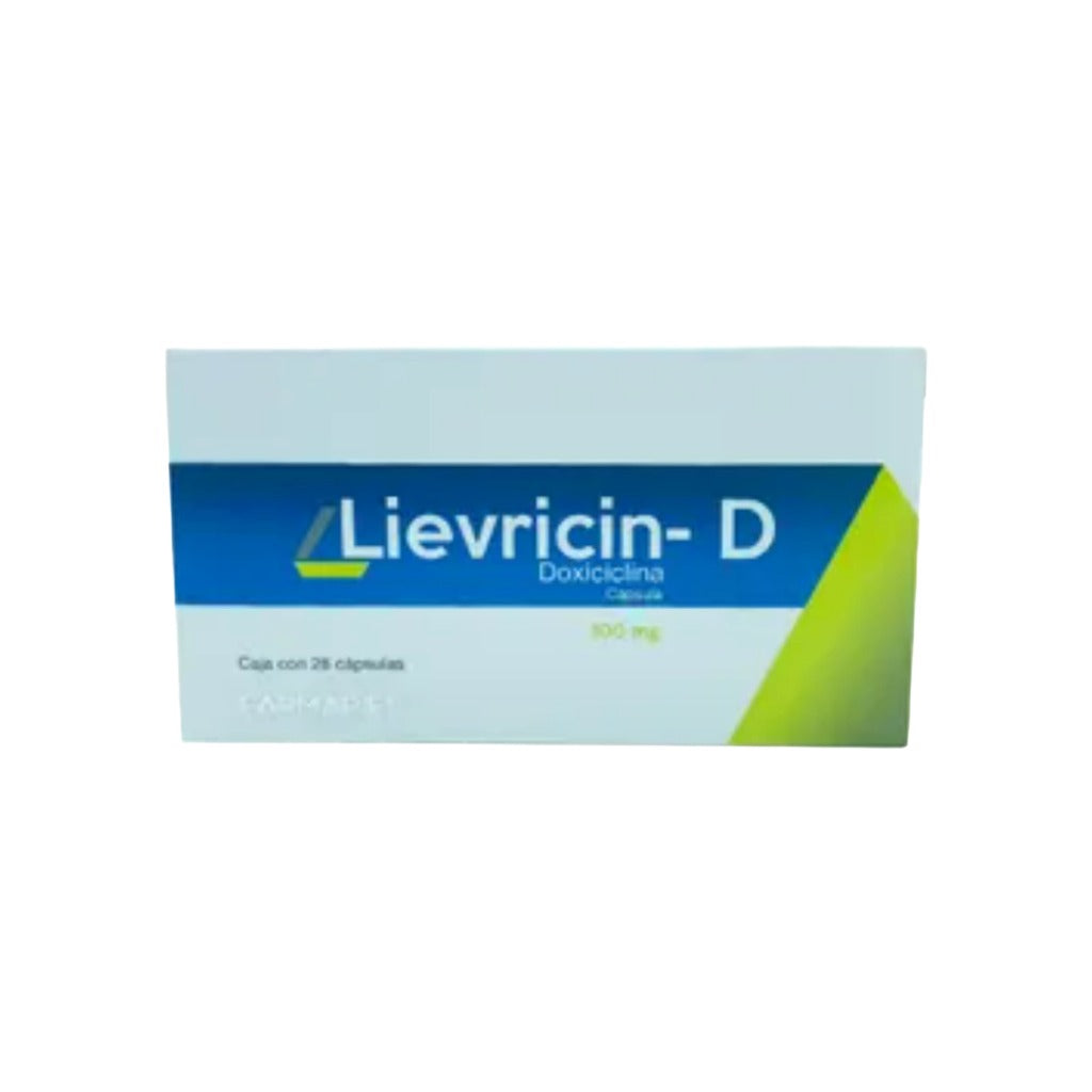 Lievricin-D 100 Mg 28 Capsulas Farmapiel 7502002461948  - 1