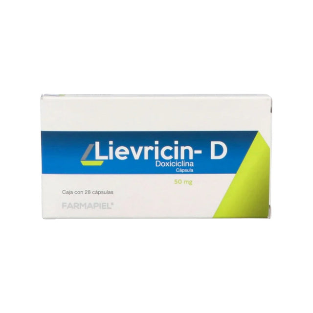Lievricin-D 50 Mg Con 28 Capsulas Farmapiel 7502002461924