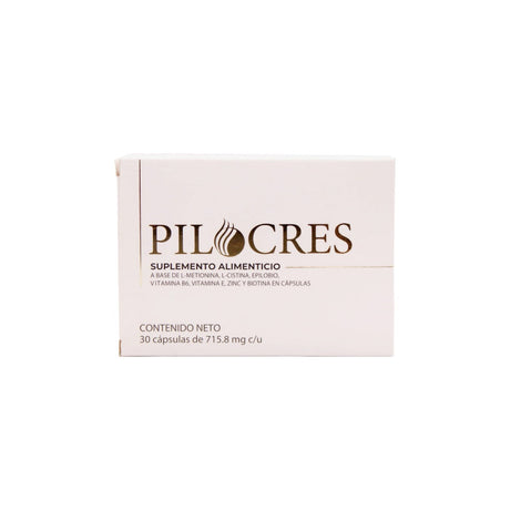 Pilocres Suplemento Alimenticio 30 Capsulas 0658325041316  - 1