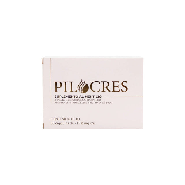 Pilocres Suplemento Alimenticio 30 Capsulas 0658325041316  - 1