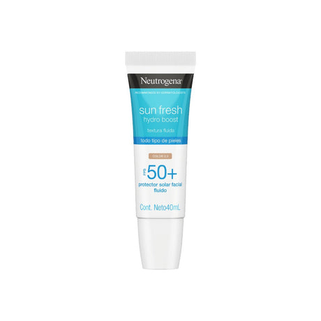 Protector Solar Facial 50+ Sun Fresh Hydro Boost 40 Ml Crema   Neutrogena 7891010256159  - 1