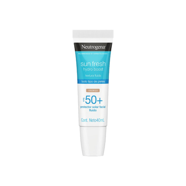 Protector Solar Facial 50+ Sun Fresh Hydro Boost 40 Ml Crema   Neutrogena 7891010256159  - 1