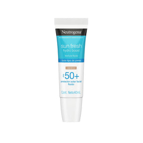Protector Solar Facial Fluido Sin Color 50 Fps Sun Fresh Hydro Boost 40 Ml Crema Neut 7891010256449  - 1