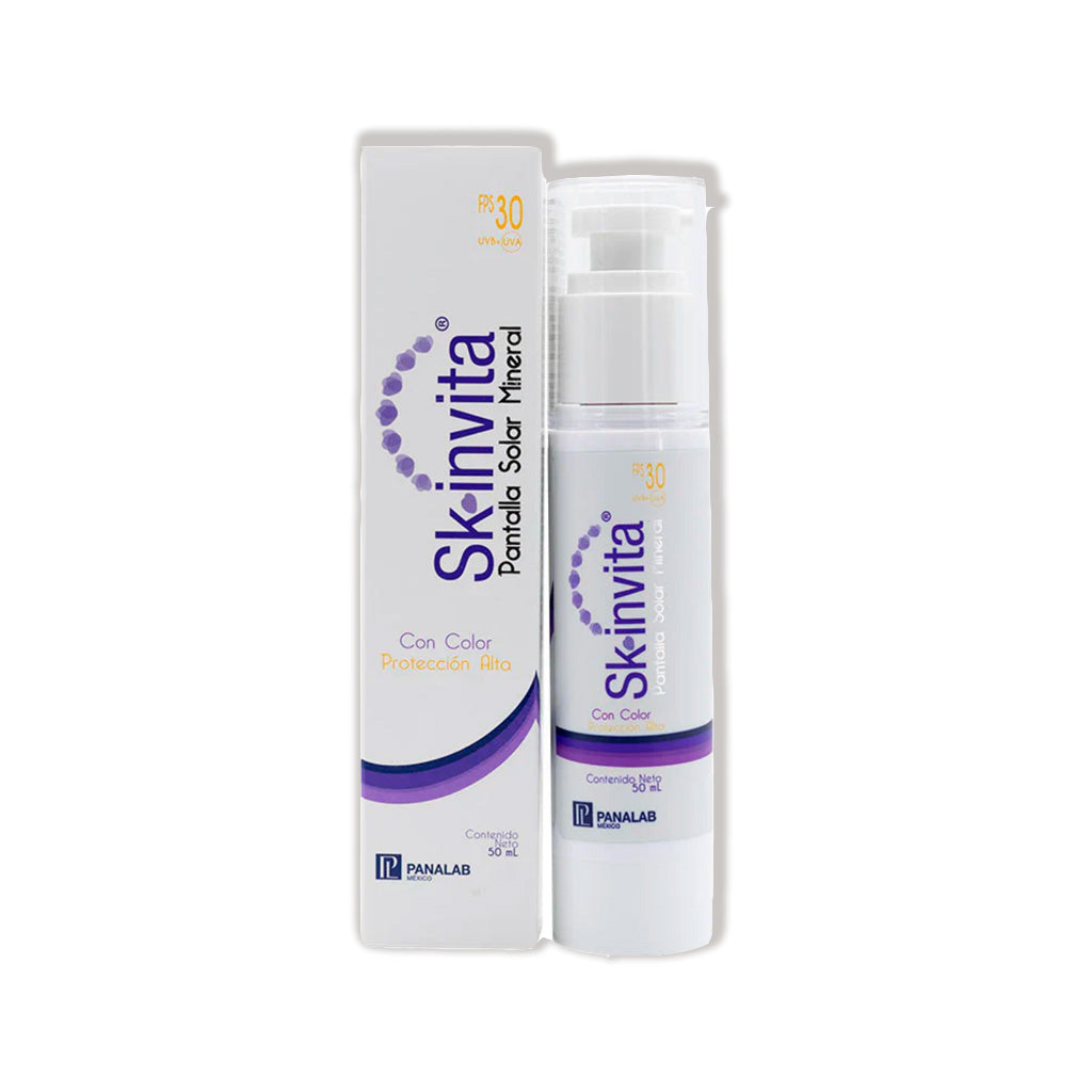 Skinvita Fps30 Pantalla Solar Mineral Con Color 50 Ml Panalab