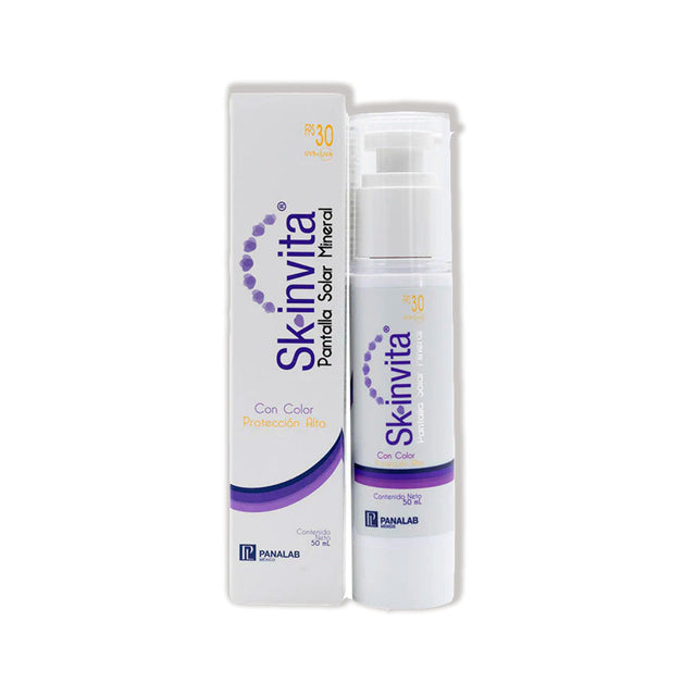 Skinvita Fps30 Pantalla Solar Mineral Con Color 50 Ml Panalab