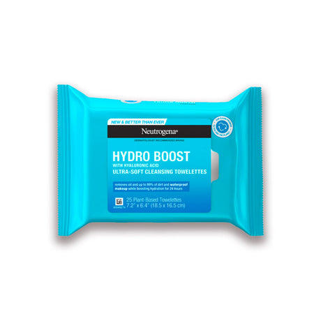 Toallas Desmaquillantes Hydro Boost 25 Piezas Neutrogena