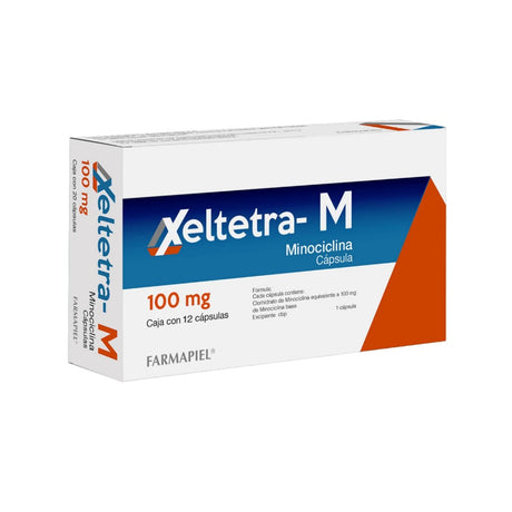 Xeltetra-M C/12 Capsulas 100Mg Capsulas Farmapiel 7502002461832