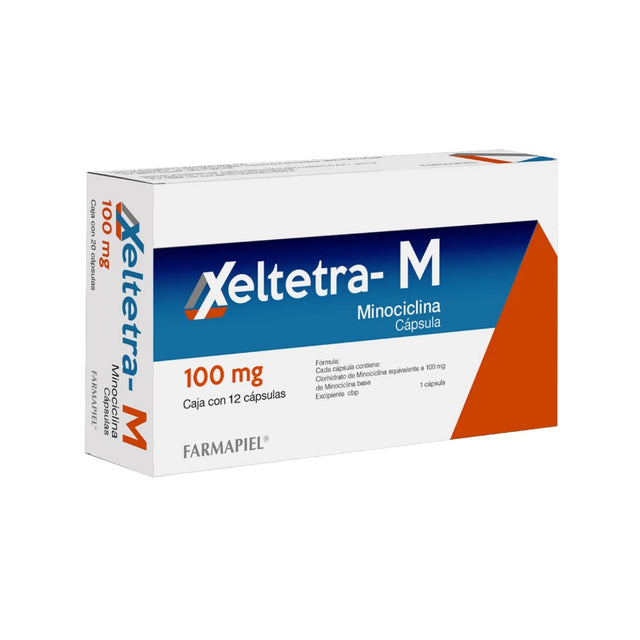 Xeltetra-M C/12 Capsulas 100Mg Capsulas Farmapiel 7502002461832