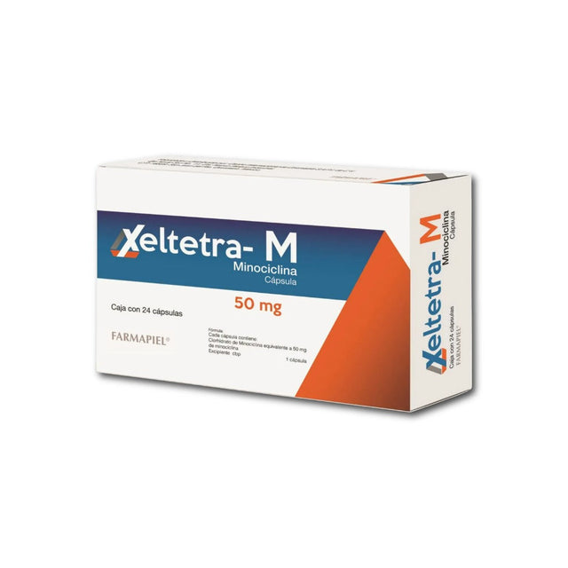 Xeltetra-M 50 Mg Con 24 Capsulas Farmapiel 7502002461825